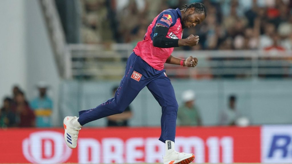Jofra Archer becomes fifth bowler to take 50 wickets for Rajasthan Royals
