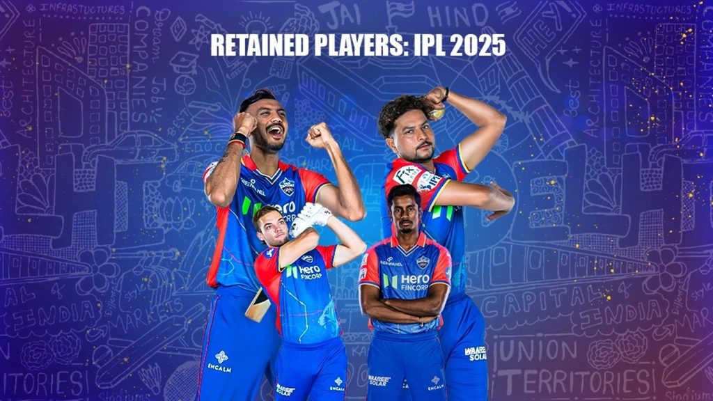 Delhi Capitals Announce Retained Players Ahead of Mega Auction