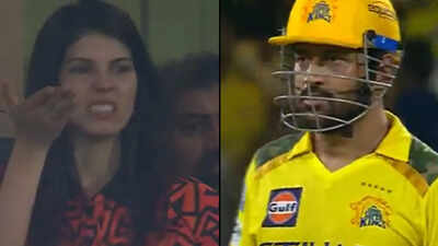 Kavya Maran's explosive reaction after MS Dhoni's genius tactic - WATCH