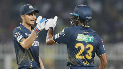 IPL 2025: Shubman Gill-Sai Sudharsan stand sets up Gujarat Titans' win as Kolkata Knight Riders falter on slow Eden track