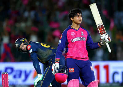 14-year-old Vaibhav Suryavanshi sits behind Chris Gayle in fastest IPL century list