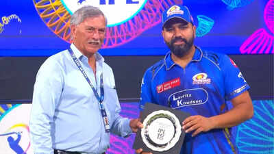 After Virat Kohli, Rohit Sharma honoured with special IPL recognition - Watch
