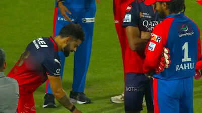 'This is my ground': Virat Kohli recreates Kantara scene to tease KL Rahul after RCB's triumph in Delhi