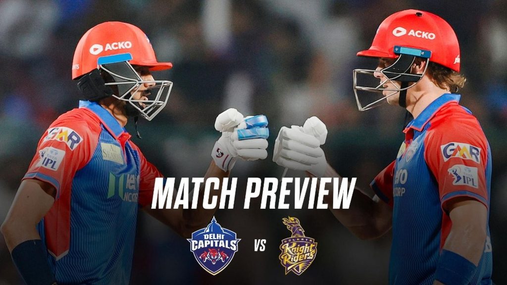 Delhi Capitals look to bounce back as they take on Kolkata Knight Riders