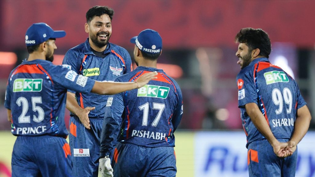 Avesh's heroics help Super Giants register memorable victory against Royals in Jaipur