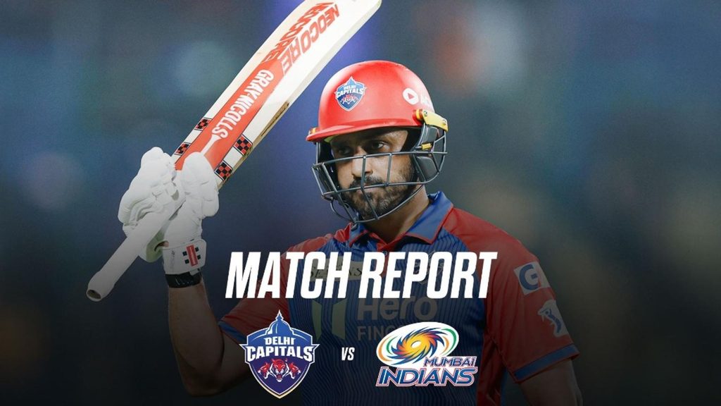 Mumbai Indians prevail in narrow victory over Delhi Capitals