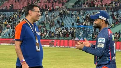 'Aaj haar gye to wahi ... ': Sanjiv Goenka's hug for Rishabh Pant goes viral ahead of PBKS vs LSG match - WATCH