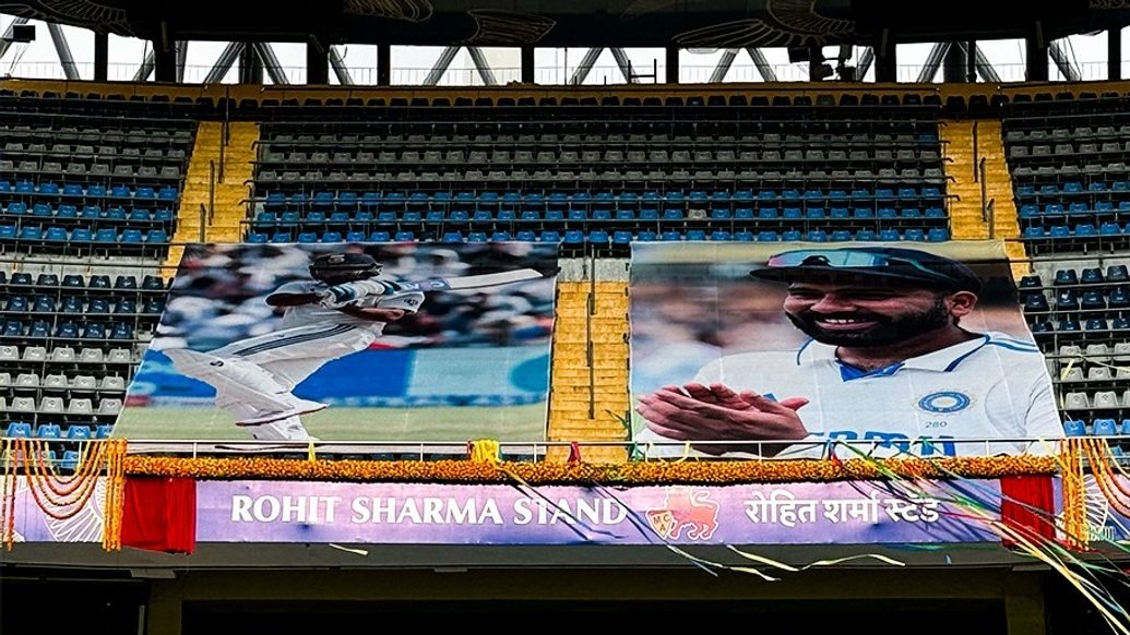 Say hello to the ROHIT SHARMA STAND at the Wankhede!! - Mumbai Indians