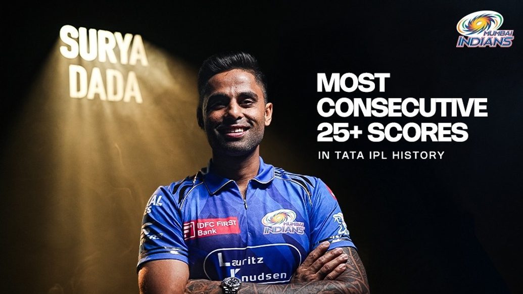 Surya दादा means RECORD-BREAKING CONSISTENCY - Mumbai Indians