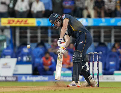 Gujarat Titans snatch thrilling last-ball win over Mumbai Indians in a rain-hit thriller