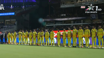 'Proud of the Indian Armed Forces': National anthem played at Eden Gardens ahead of KKR vs CSK match