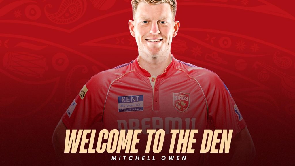 Mitchell Owen Replaces Glenn Maxwell for Remainder of IPL 2025!
