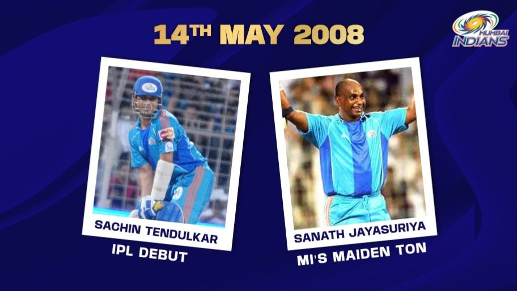 #OnThisDay in 2008 – Sachin’s debut, Jayasuriya special… memories, nostalgia, pride! - Mumbai Indians